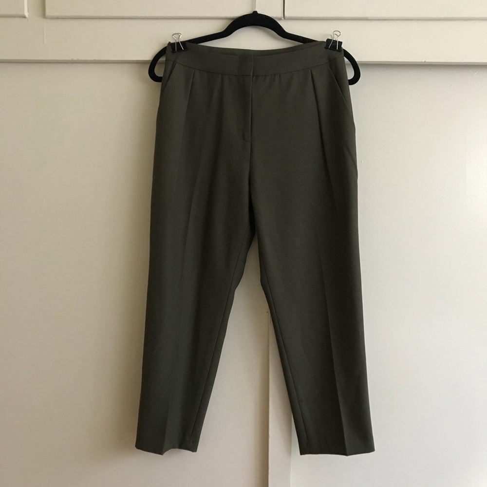 High Waisted Pleated Trousers